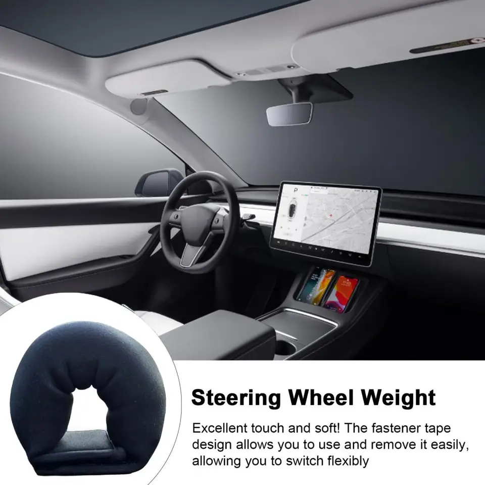 車内アクセサリー 運転らくらく！テスラ モデル3、Y用ステアリング
