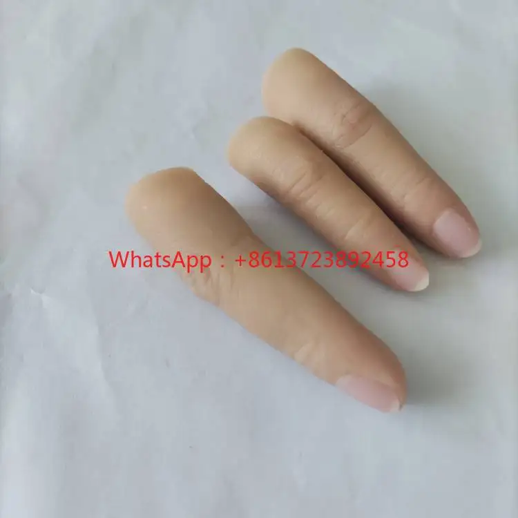 customized Artificial Limbs Silicone Fingers Prosthetic Fingers