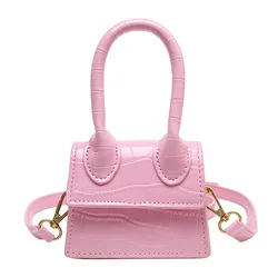 Ultra-mini Stylish Summer Chic Women's Handbag, Shoulder Bag, Colorful Chain Crossbody Small Square Bag