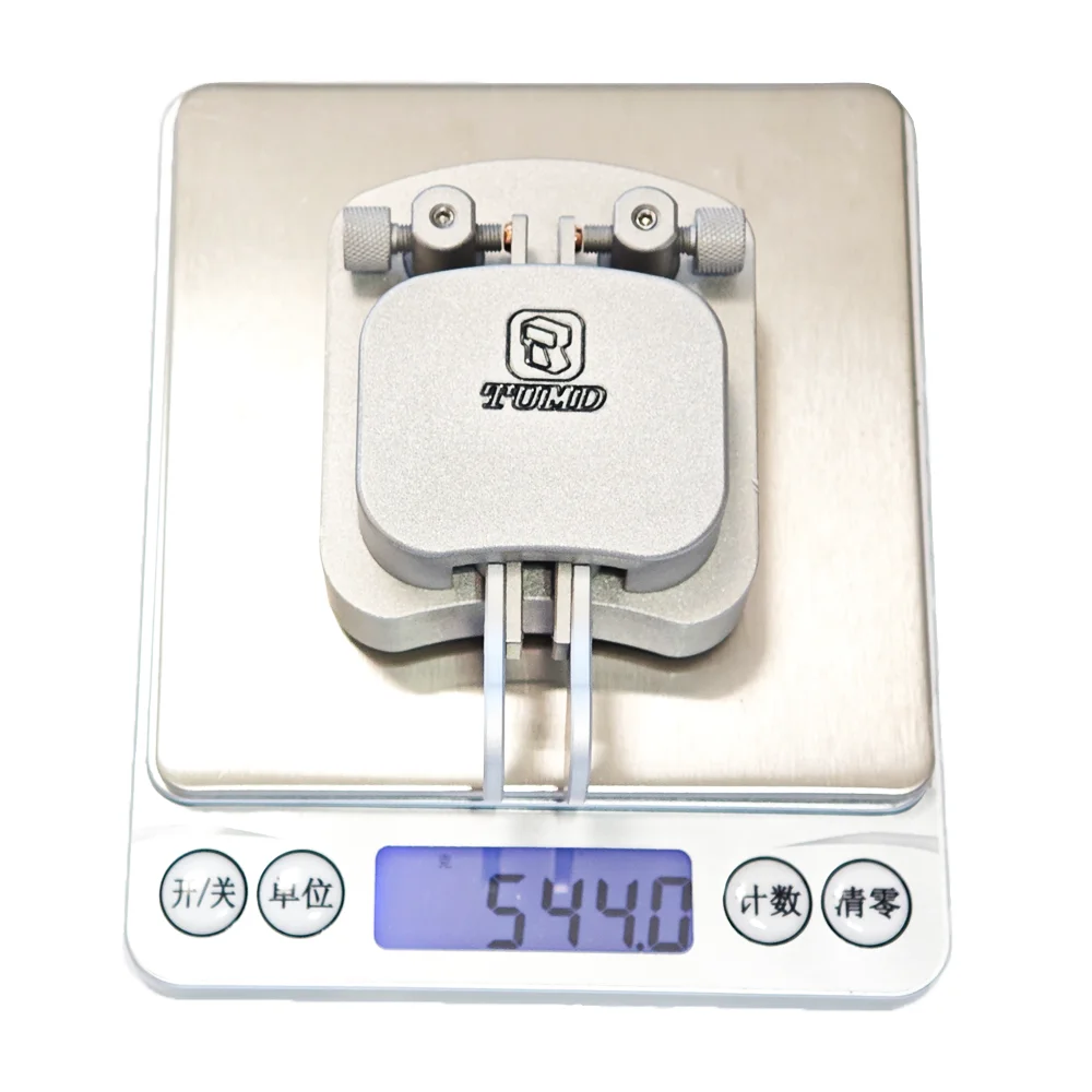 Tumd الفولاذ المقاوم للصدأ CW التلقائي مورس رمز مفتاح مزدوج مجداف التلغراف مفتاح راديو لحم الخنزير #5