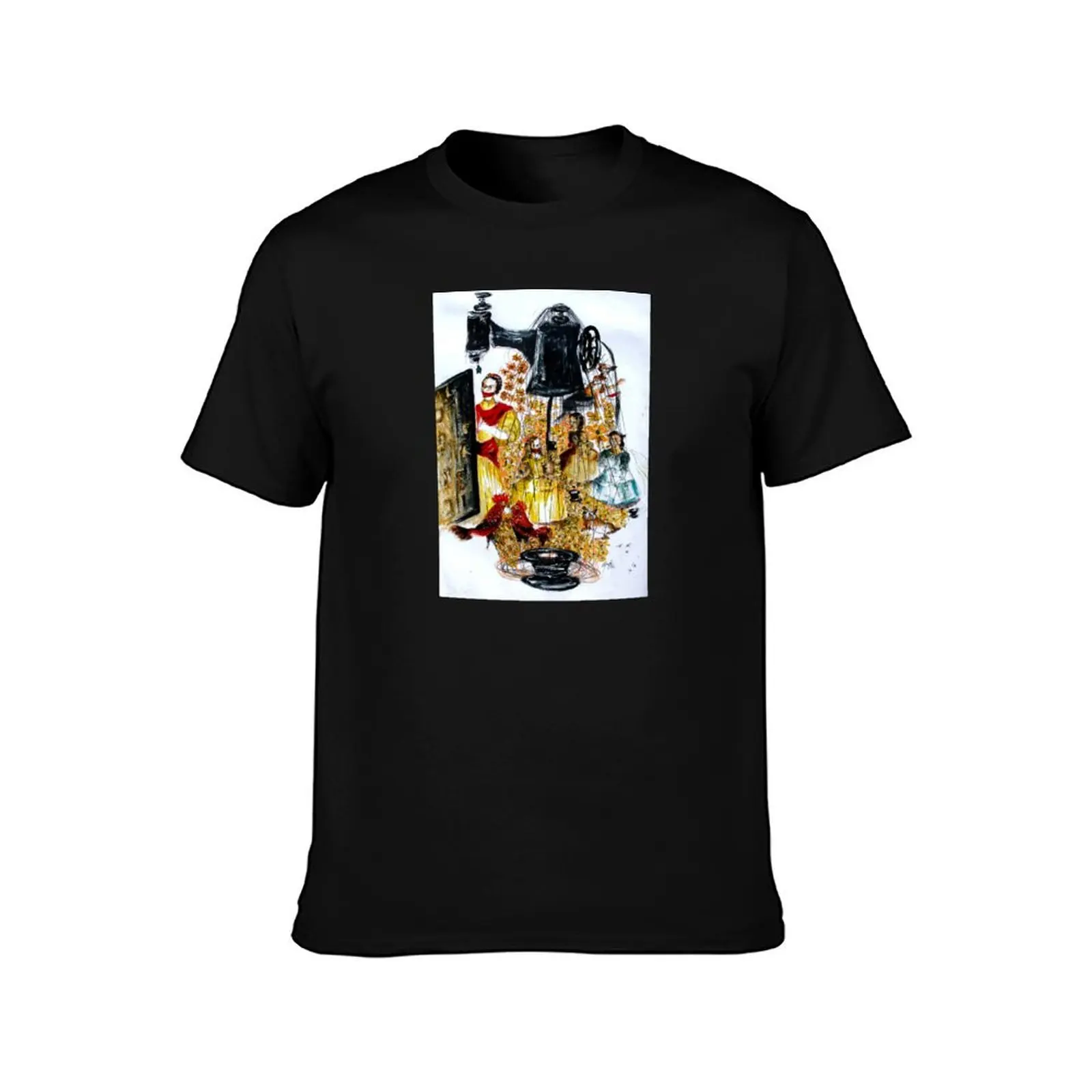 Surreal Frida and the Meninas sew, Olimpya Ortiz, Backroom Art T-Shirt funny costumes funny t shirts for men