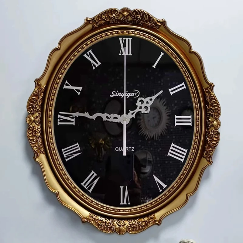 Vintage Design Wall Watch Aesthetic Luxury Creative Minimalist Wall Watch Luxury Modern Horloge Murale Ornaments Home Decor