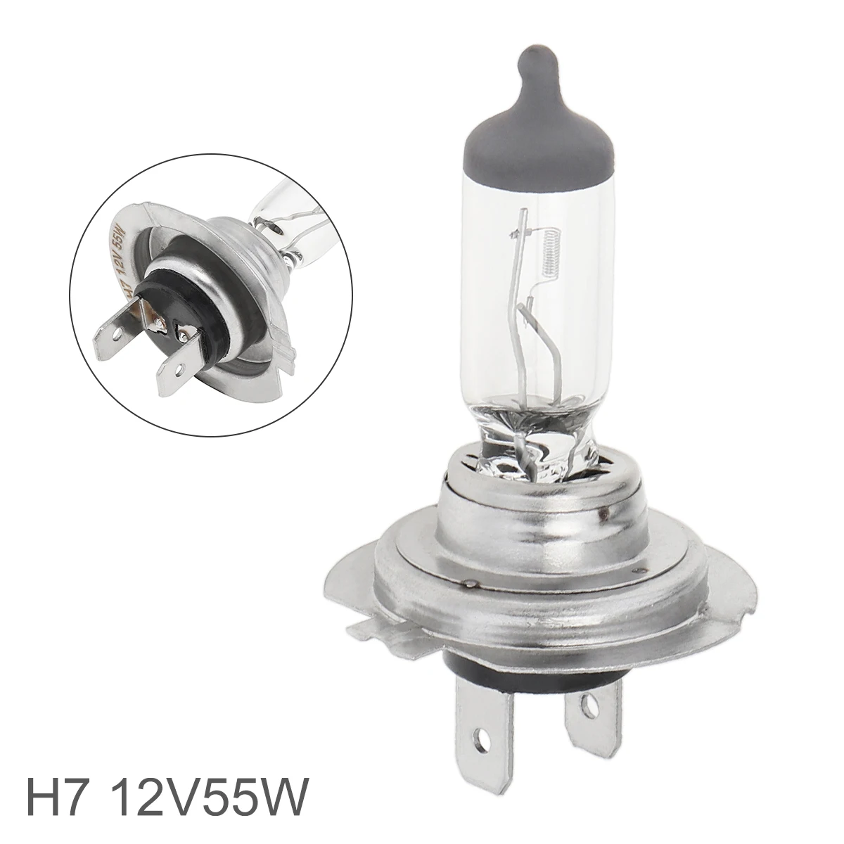 

Car light 12V H7 55W 5000K White Clear Light Super Bright Car Xenon Halogen Lamp Auto Front Headlight Fog Bulb Car Light Bulbs