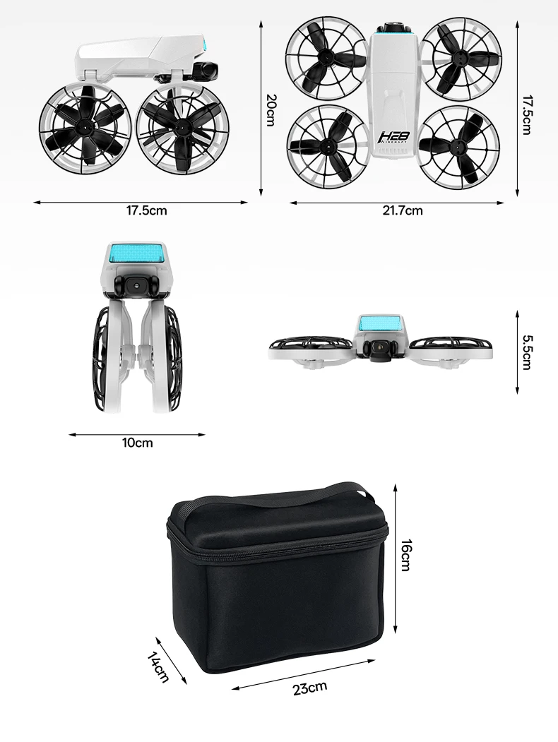 

Screen Drone 4K HD 360° Dual Cameras 5G WIFI Brushless Motors Obstacle Avoidance Foldable Quadcopter UAV Kid Gifts