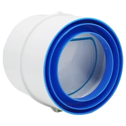 1PC PVC Exhaust Fan Check Valve Round Pipe Backdraft Damper 75/110mm Air Duct Ventilation Grill for Bathroom Kitchen Accessories