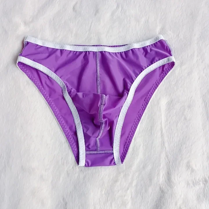 رجل الأرجواني ملخصات مثير الخصر الأوسط نسيج حريري عرض حي الرقص DJ نادي حفلة خاصة