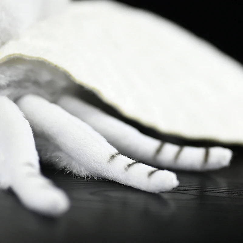 Lindo otoño Webworm juguete de peluche de alta calidad Hyphantria cunea realista suave simulación muñeco de peluche animales realistas modelo regalo