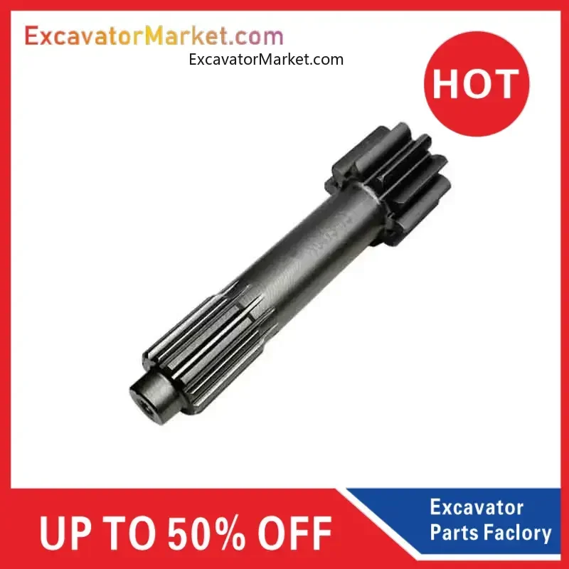 For excavator For Komatsu 35 Drive motor Walking Sun Gear Motor Shaft Pump Shaft 9/15 Tooth Gear Excavator Parts