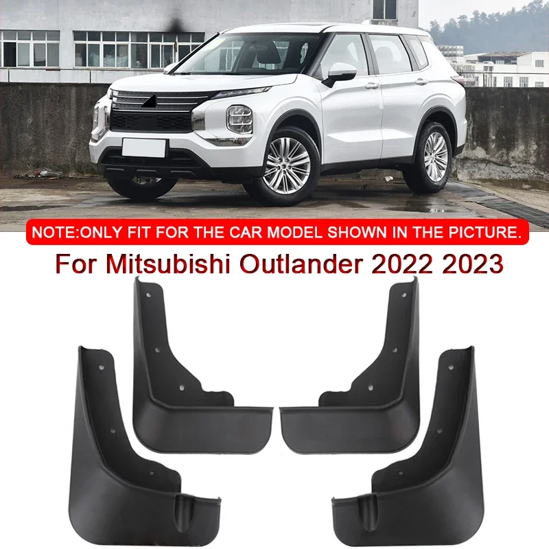 

For Mitsubishi Outlander 2022 2023 2024 Car Styling Car Mud Flaps Splash Guard Mudguards MudFlaps Front Rear Fender Accessories