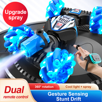 Lighting Spray Stunts Twist Gesture Sensing Remote Control Car 4 Wheel-Drive Off-Road Climbing Vehicle Children's Electric Toys