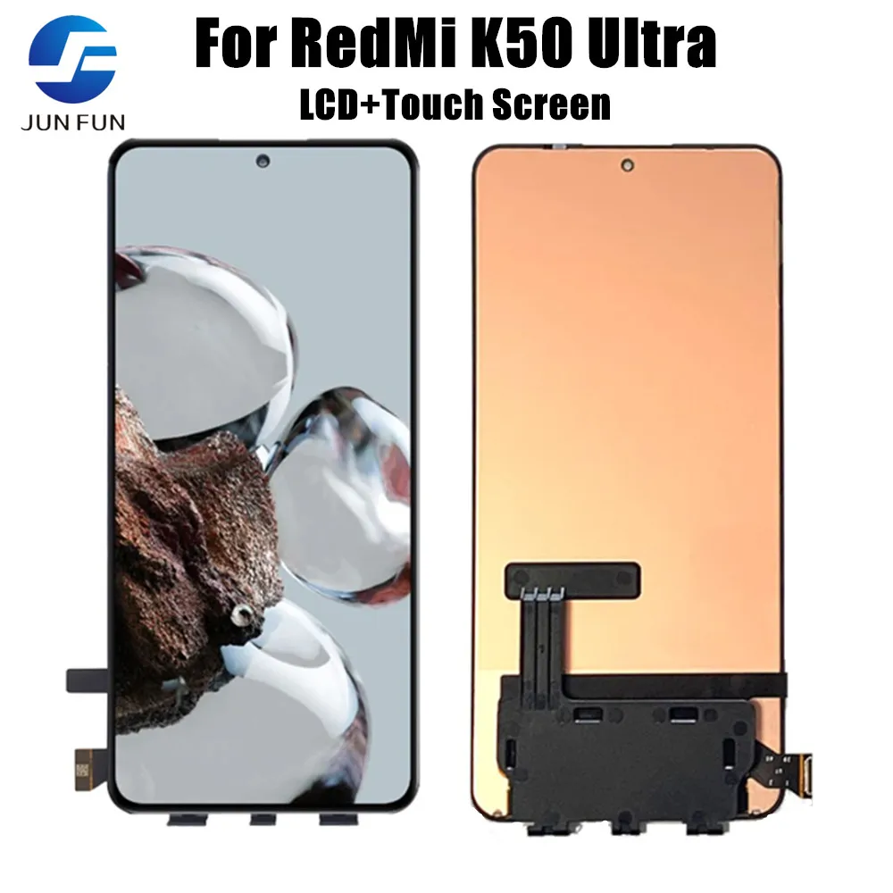 6.67'' Screen For Xiaomi Redmi K50 Ultra 22081212C LCD Touch Screen Panel Digitizer Assembly For Redmi K50 Extreme Edition LCD