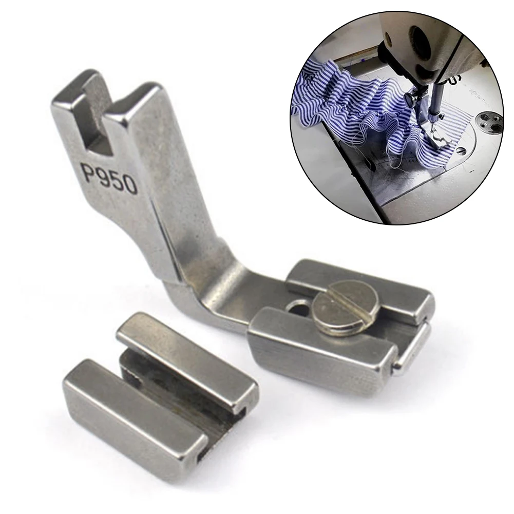 Professional P950 Flat Car Presser Foot Sturdy and Easy to Attach and Detach Suitable for Various Sewing Techniques