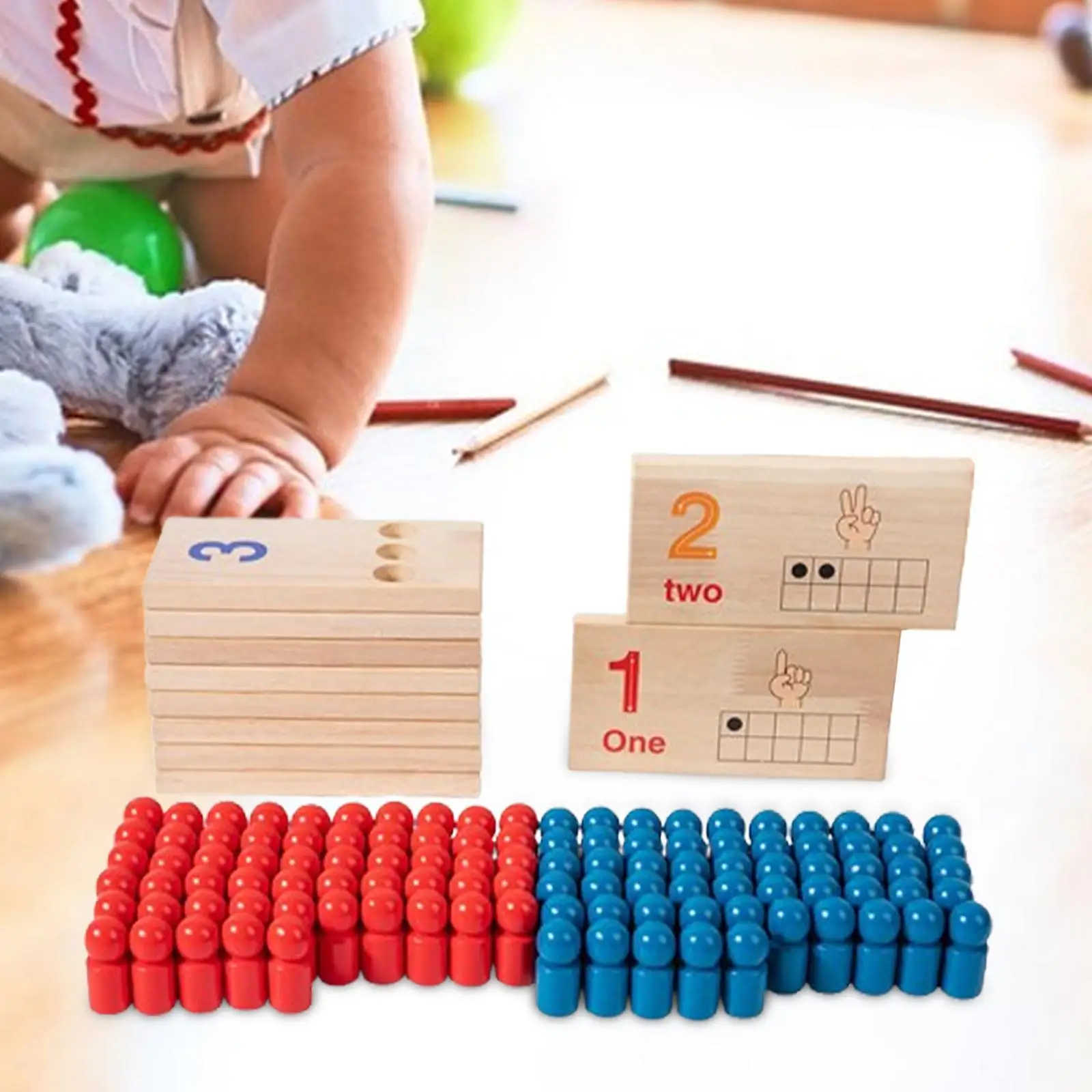 นับ Peg Board Montessori คณิตศาสตร์และตัวเลขสําหรับเด็กการประสานมือด้วยตาคณิตศาสตร์ Manipulatives สําหรับเด็ก 3 4 5 ปี