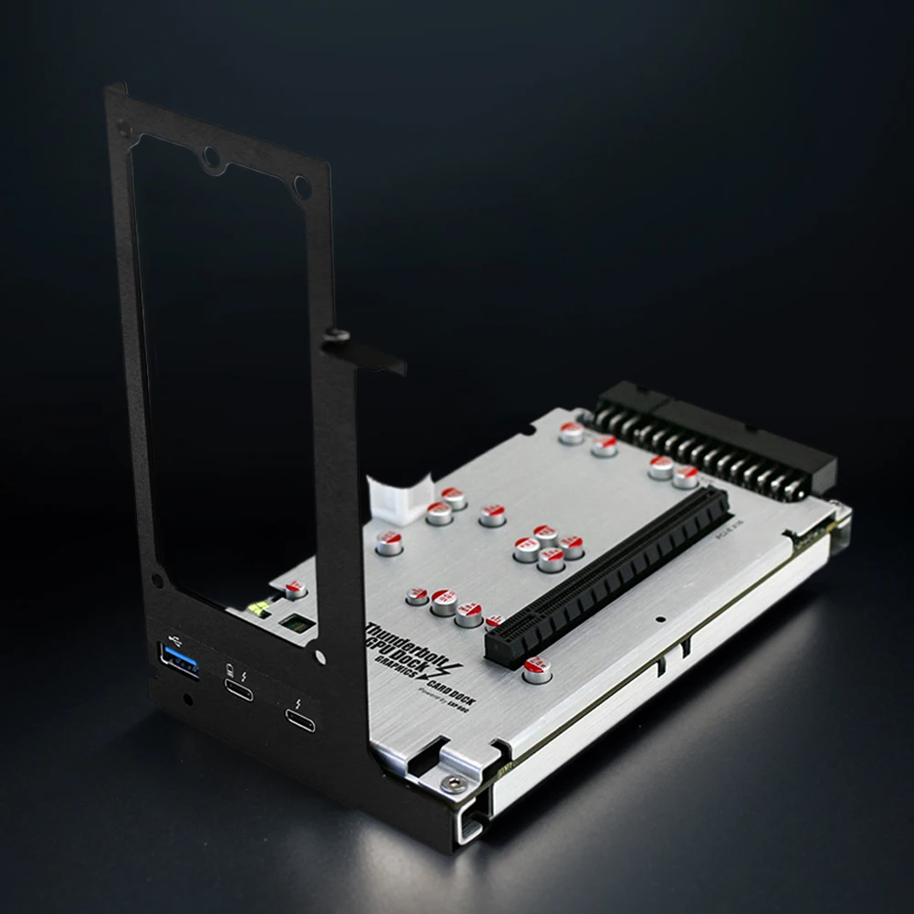 TH3P4G3 Mini Thunderbolt-Compatible GPU Dock 85W PD Charging GPU Dock External Dock for Laptop Notebook To External Graphic Card