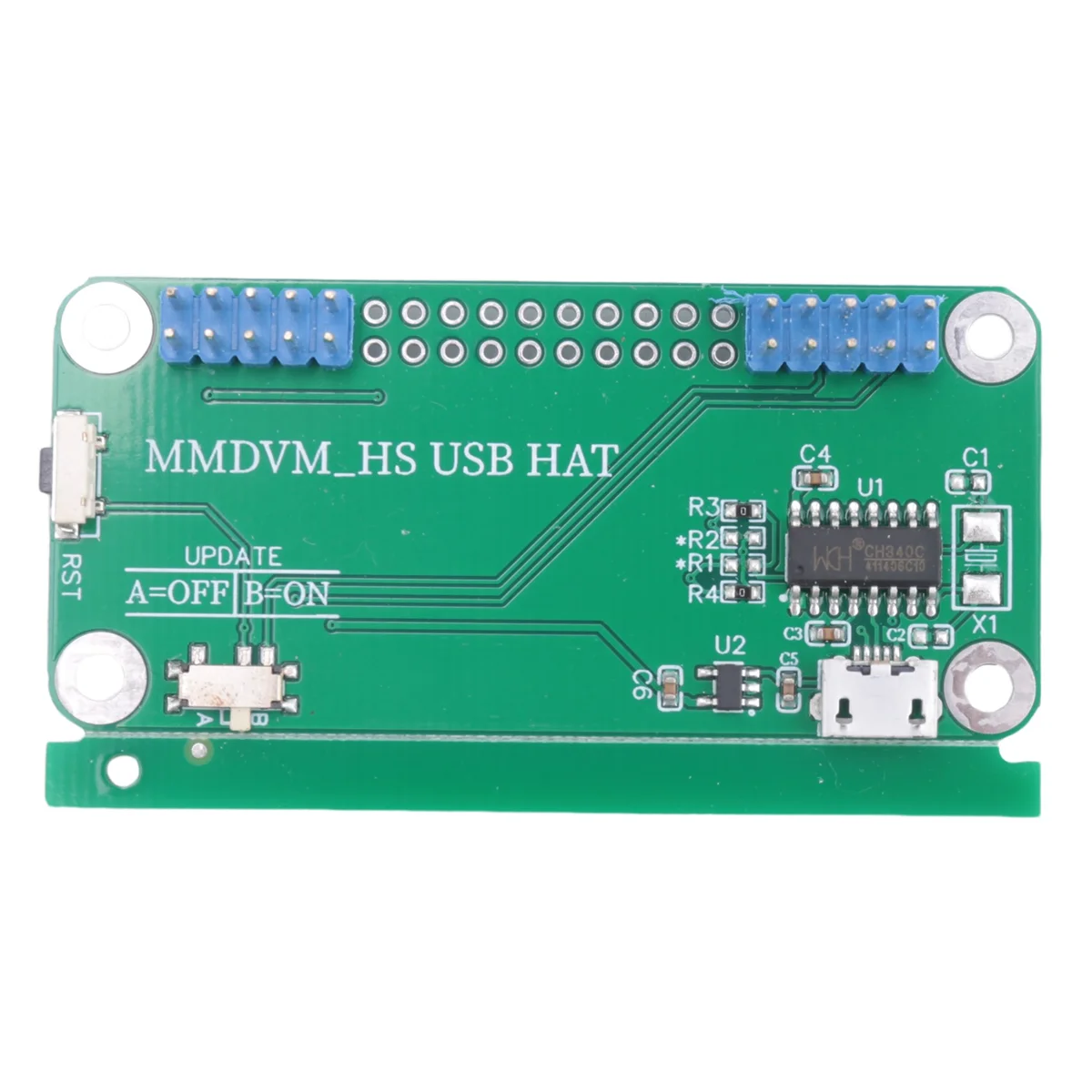 Nova placa adaptadora de chapéu usb jumbospot mmdvm hs, substituição para raspberry pi windows linux android hotspot