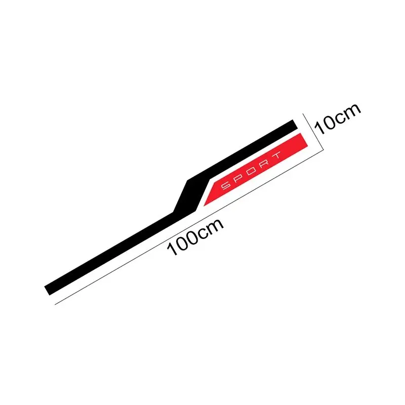 100cm Car Hood Bonnet Sticker Car Sticker Non Fading For Audi BMW Nissan Toyota Jeep Hyundai Sport Auto Decor Decal Universal image 6