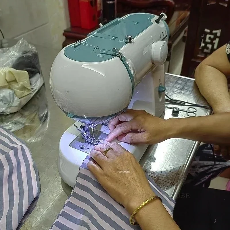 Electric Sewing Machine Household Small Portable Sewing Machine Simple Hemming Thin and Thick All-purpose Desktop Sewing Machine