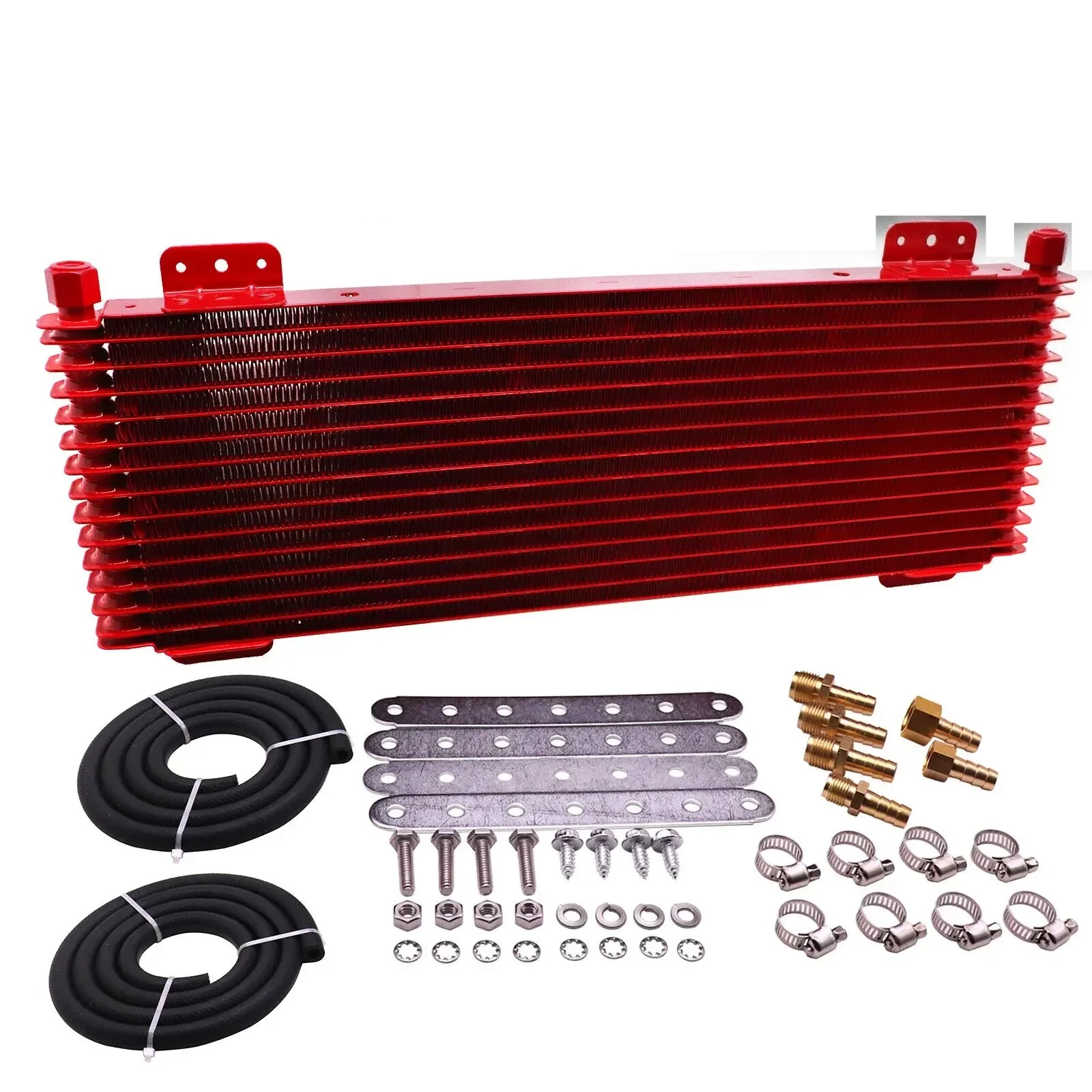 

Pro Tru Cool 40K Transmission Oil Cooler 14 Row Radiator LPD47391 GVW Heavy Duty