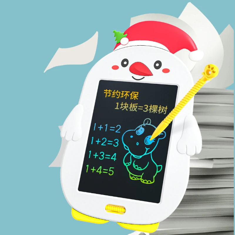8.5 인치 만화 드로잉 보드 LCD 화면 쓰기 태블릿 필기 패드 쓰기 보드 어린이를위한 장난감 크리스마스 선물 L21