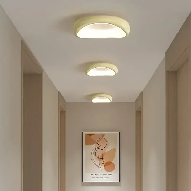 

Minimalist White Led Ceiling Light 3 Color Modern Nordic Study Room Bedroom Lamp Kitchen Home Aisle Corridor Lighting Indoor