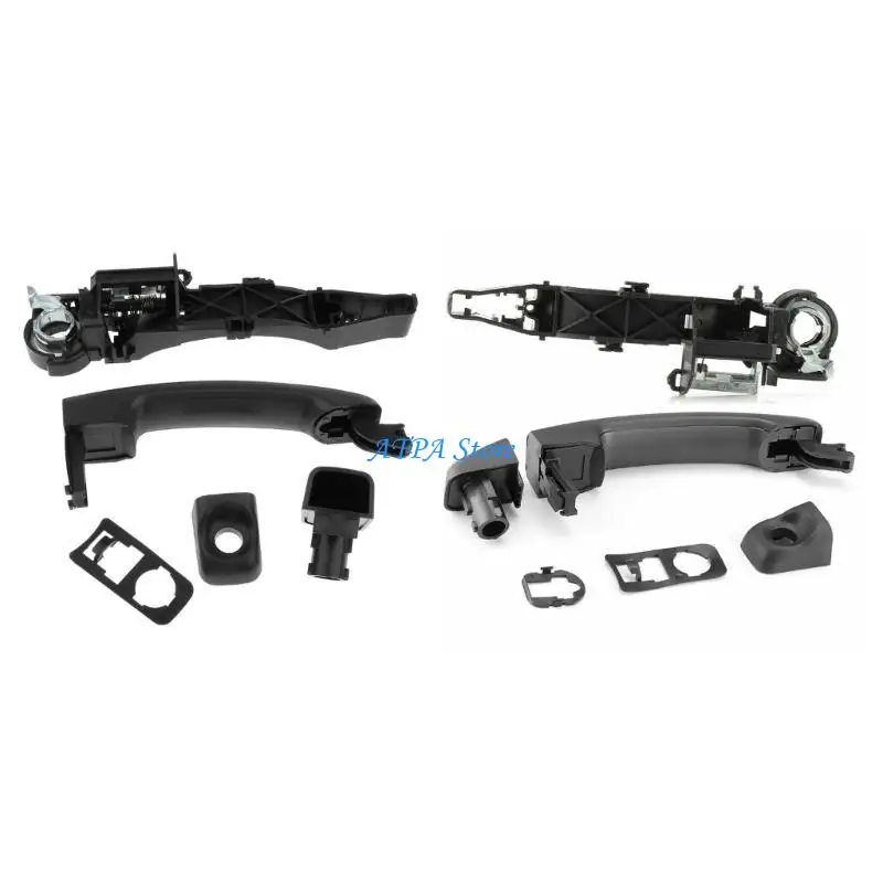 

U13C Reliable Car Sliding Door Handle Holder Set Sturdy Support Replacement Accessories Compatible for 806078197R 806067794R