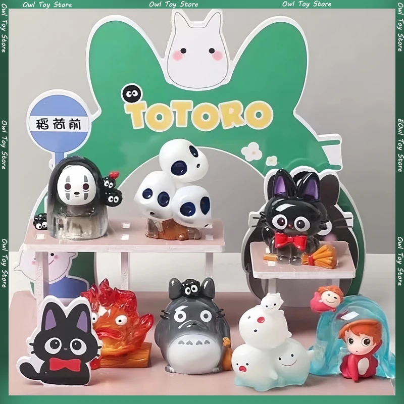 

Kawaii Totoro Japan Popular Anime Blind Box Hayao Miyazaki Anime Fairy Tale Elves Mysterious Box Anime Model Kids Birthday Gifts