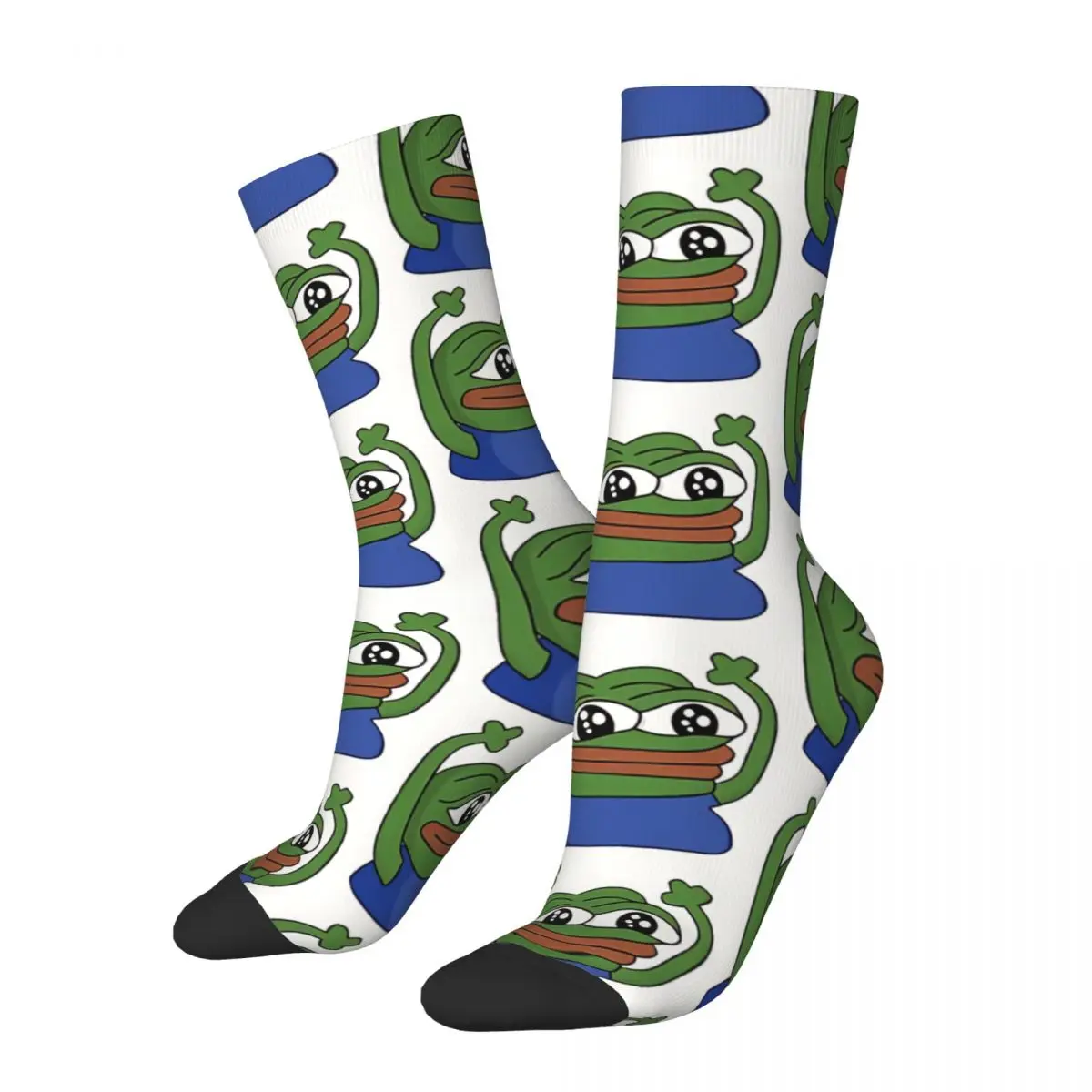 

Hypers Twitch Emote In HD Sad Frog Unisex Winter Socks Cycling Happy Socks Street Style Crazy Sock