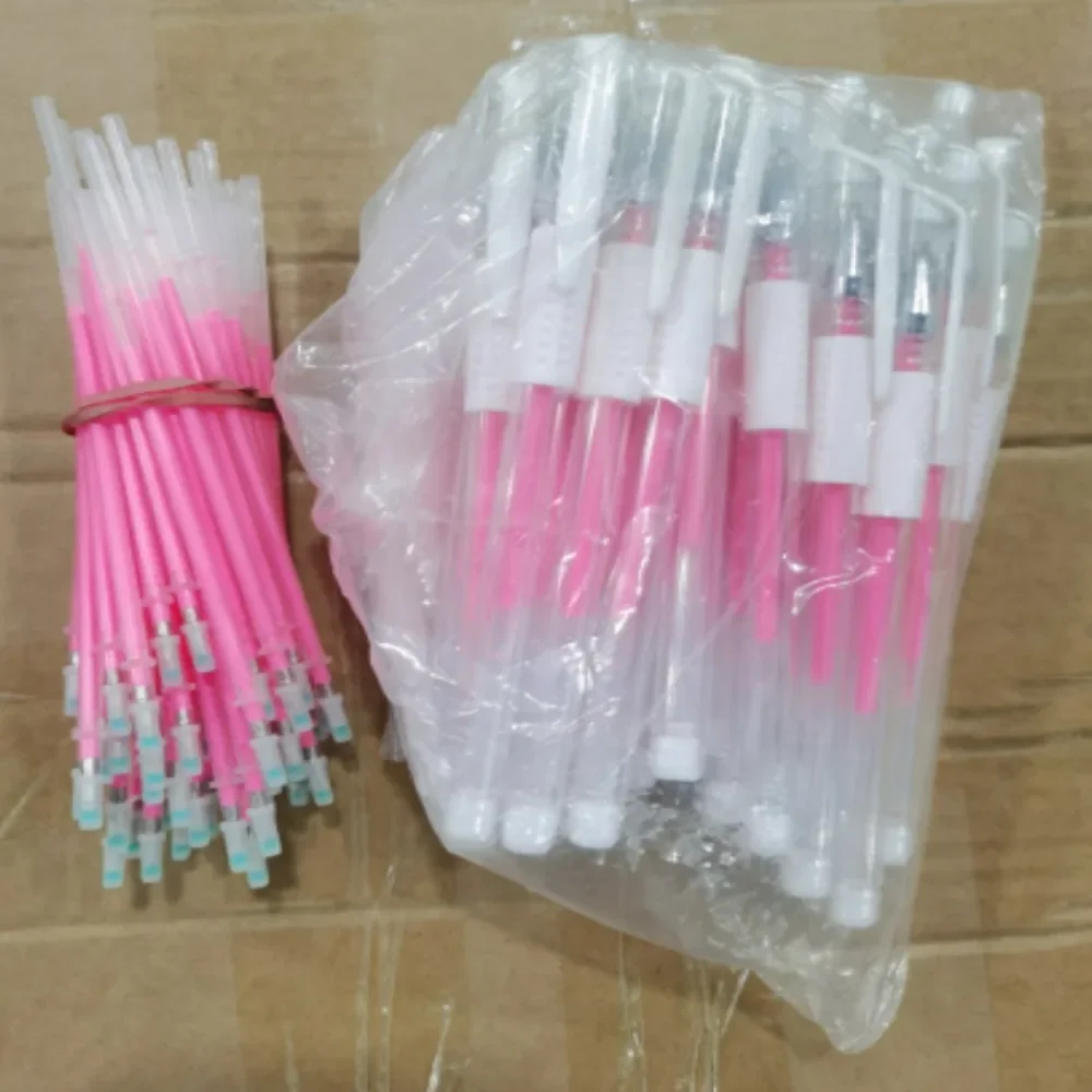 5PCS Skin Mark Pen Waterproof Tattoo Marker Eyebrow Pencil Large Capacity Pink Ink Marker Pen Permanent Makeup Tattoo Supplie