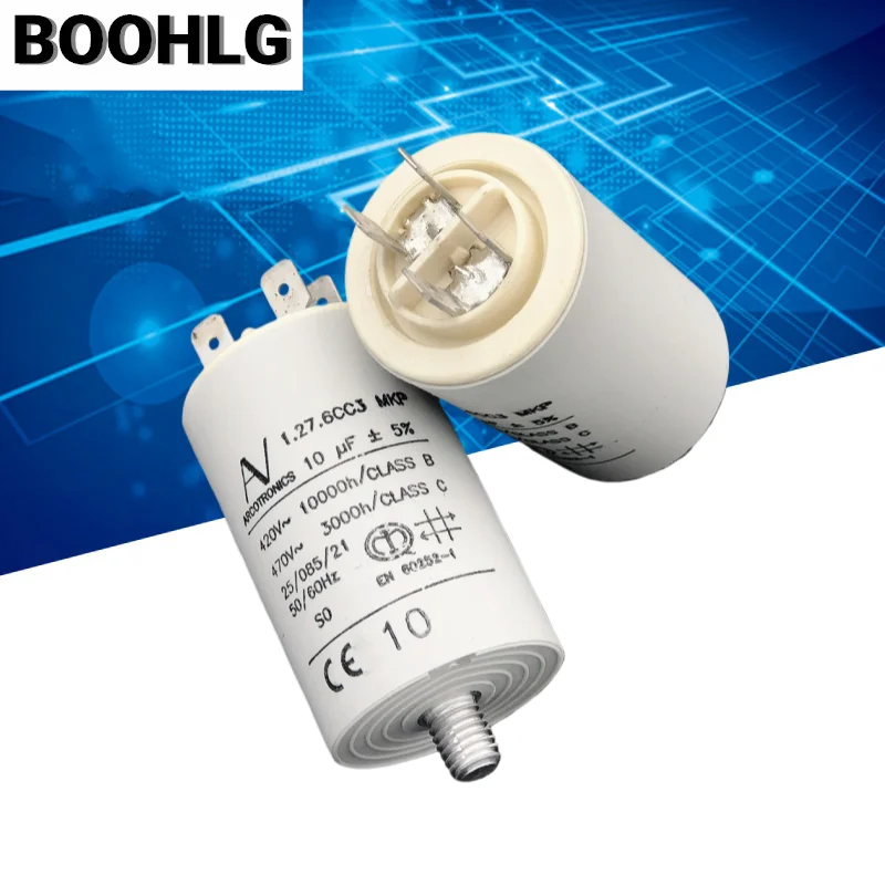1PCS 1.27.6CC3 MKP 10UF film capacitor, frequency converter fan, motor starting capacitor