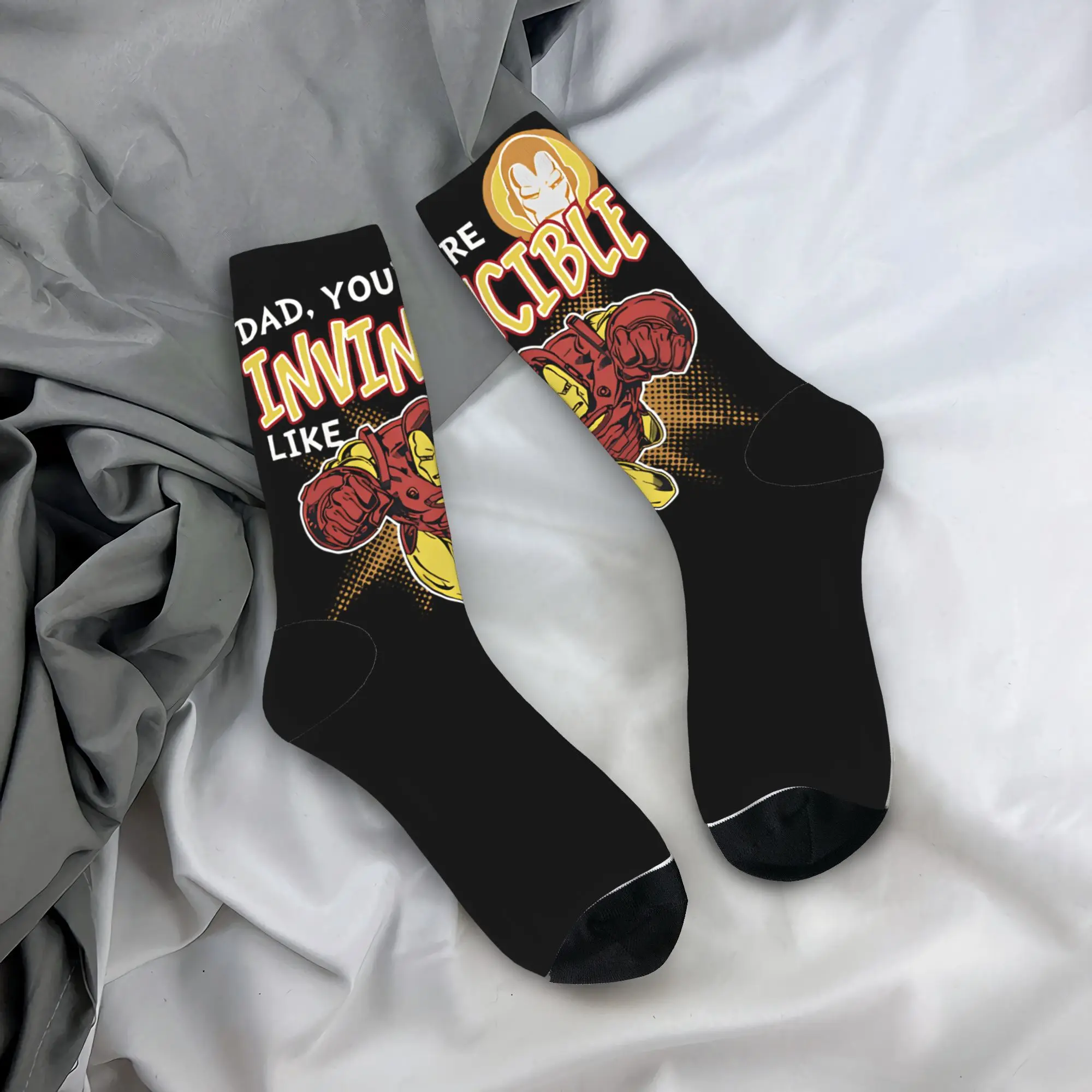 

Invincible Socks Film Cartoon Kawaii Stockings Autumn Non Slip Unisex Men Socks Medium Soft Design Running Sports Socks
