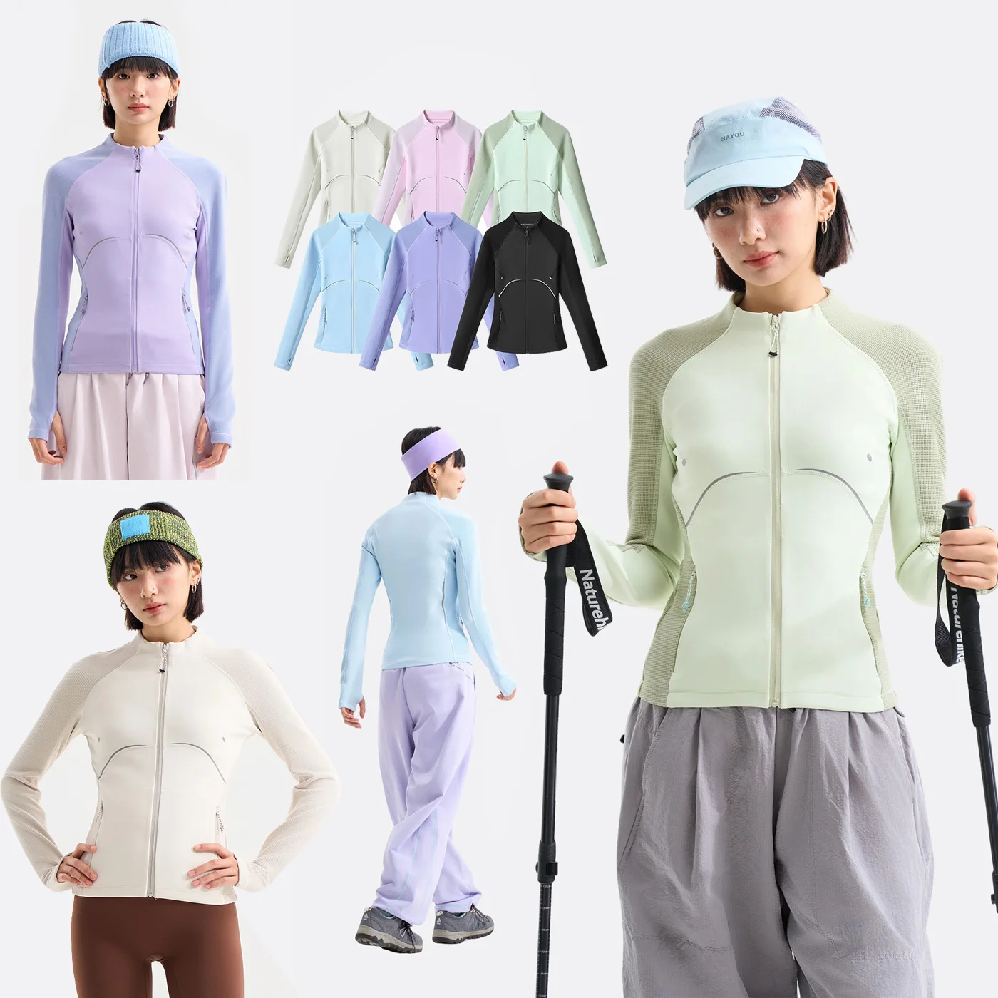 High Elasticity Tight Yoga Jacket Women Outdoor Jogging Slim Fit Training Quick Dry Sports Jacket Sweet Girl Y2k Fashion Coat