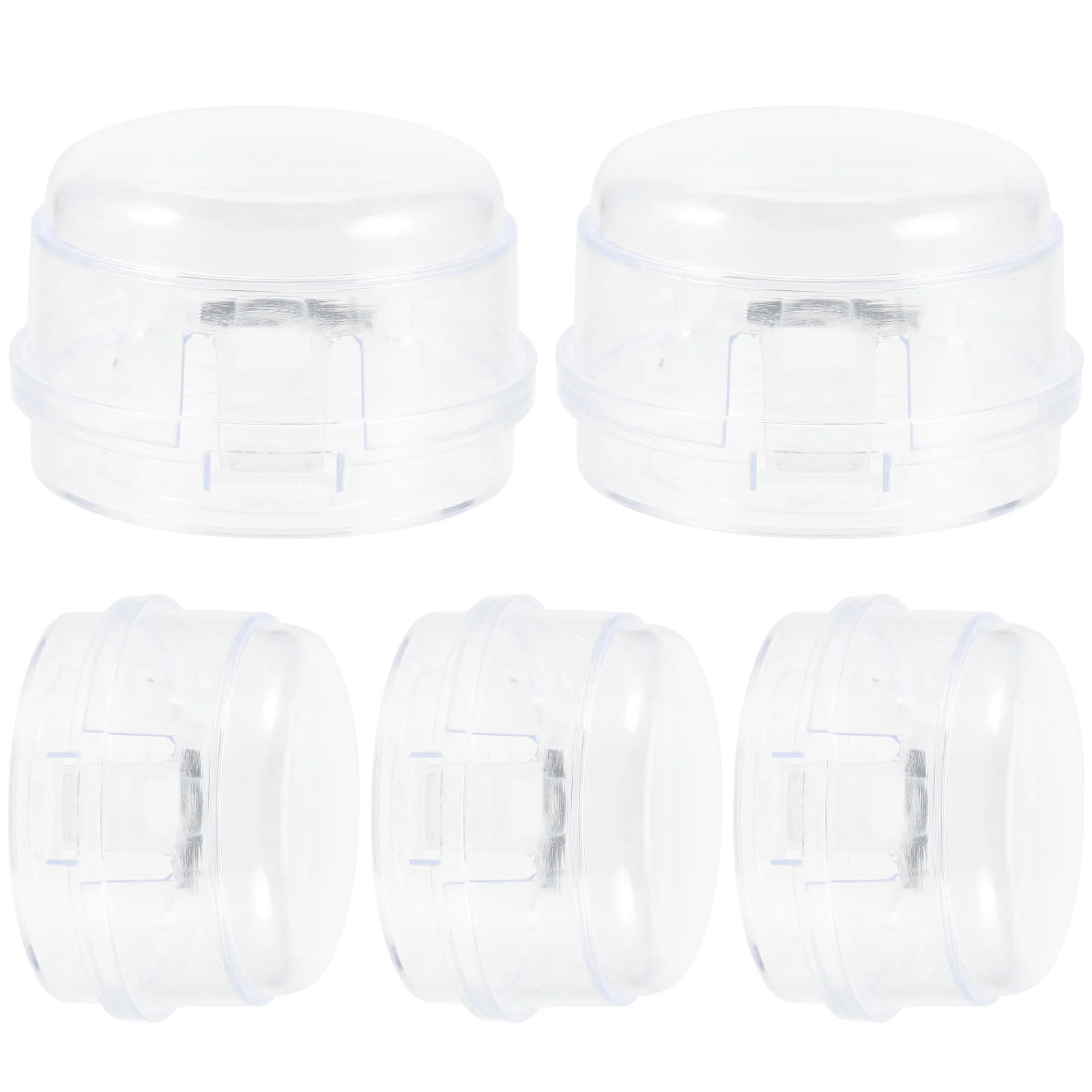 5 قطعة مقبض موقد غاز يغطي مقاومة للحرارة البلاستيك سلامة الطفل الحرس سهلة نظيفة كليب على فرن الموقد حامي موقد المقبض يغطي