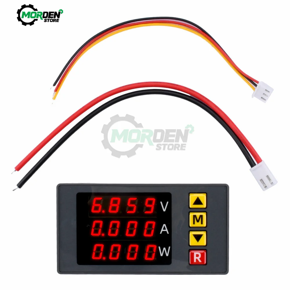 Imagem -02 - Led Digital Voltímetro Amperímetro Wattímetro Corrente Energia Medidor Detector Tester Fonte de Alimentação Ferramenta Eletricista 00001000w 4bit