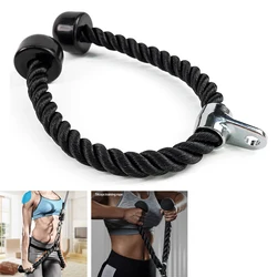 Bicep Tricep Rope Push Pull Down Cord Home Gym Accessories Workout Fitness Exercise Equipment Single/Double Head 35cm/70cm/90cm