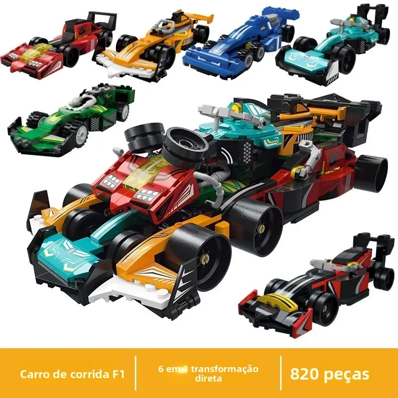 keepley-f-フォーミュラレーシングカーモデルおもちゃ-組み立てブロック-スナップ式-高速組み立て-知育玩具-子供と大人向け