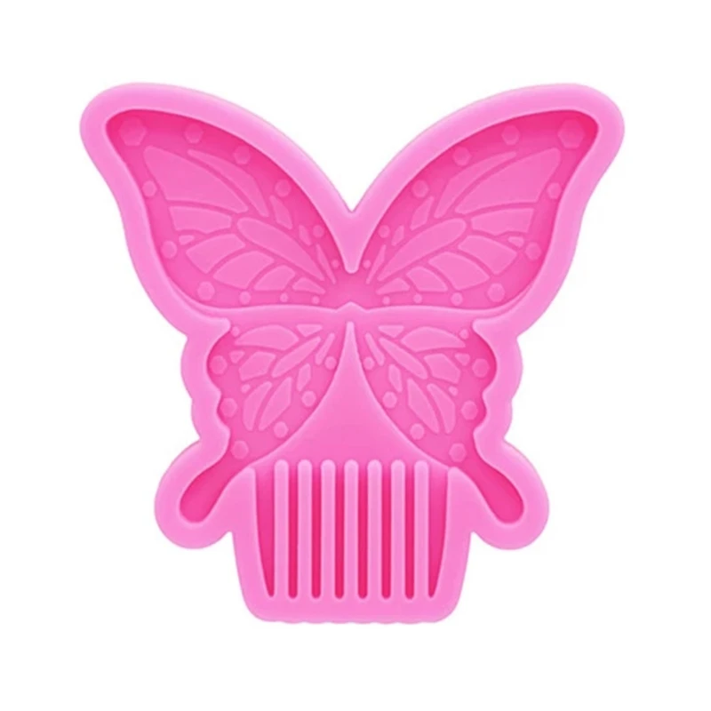 

Shiny for Butterfly Comb Epoxy Resin Mold Hair Jewelry Hair Pick Silicone Mould