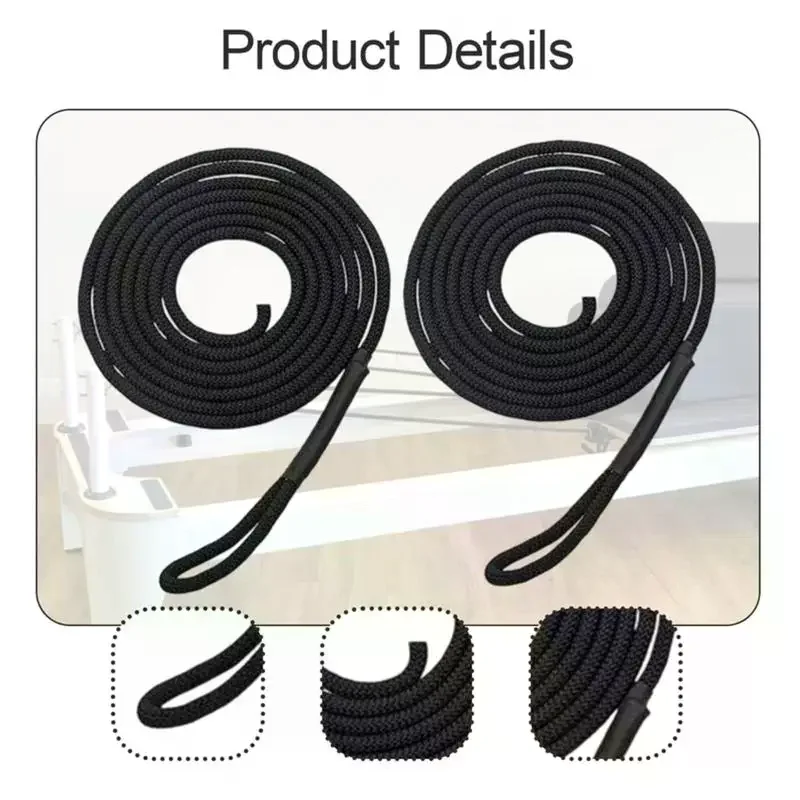 

1/3/5 PCS Pilates Reformer Pull Rope Part Versatile Band For Fitness Yoga Pilates Bed Rope Pilates Double Loop Pull Rope Circle