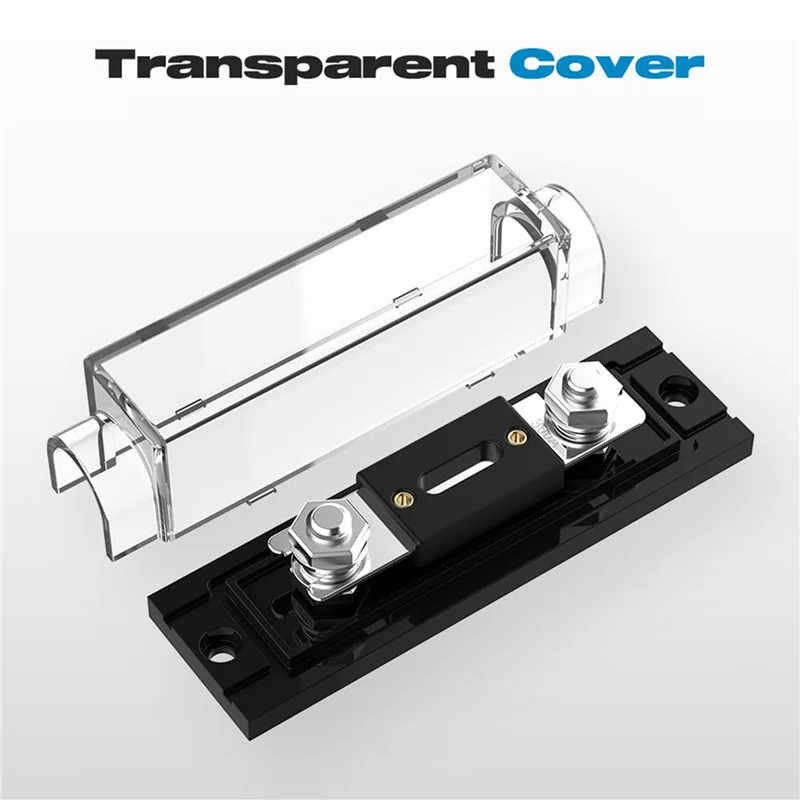 AB66-ANL Fuse Holder, 300Amp Fuse With 0/2/4 Gauge AWG Inline Anl Fuse Holder For Cars Trucks Boats For Cars Boats 4 Pack