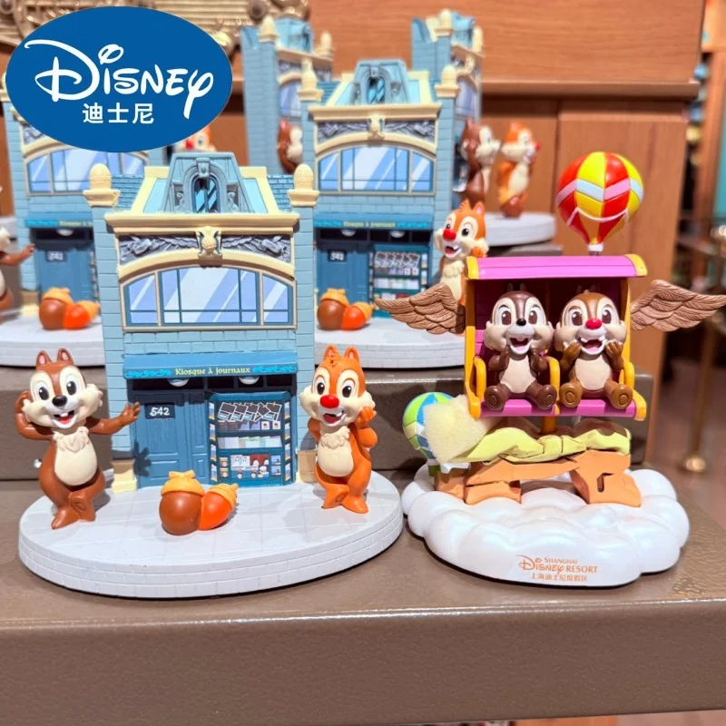 

Genuine Disney Mickey Pluto Photo Folder Chip Dale Small Winged Decorative Item Anime Fgiure Model Decoration Birthday Toys Gift