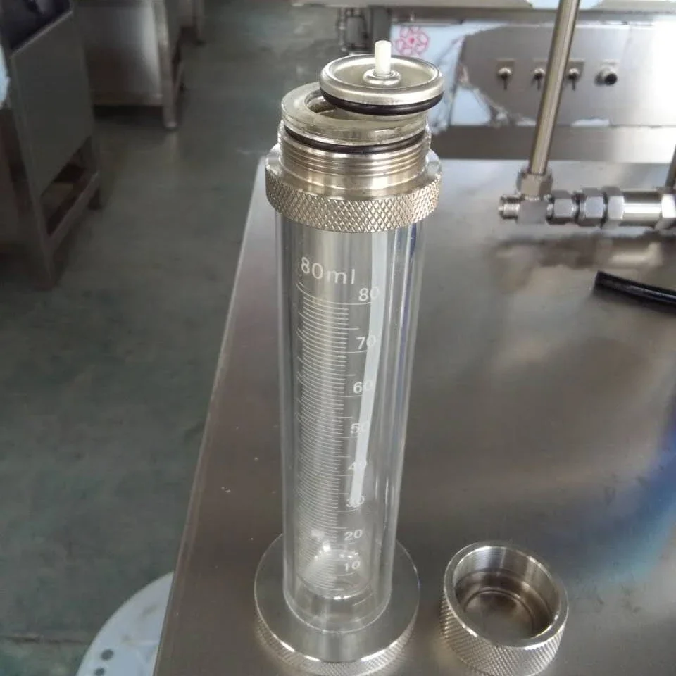 For Aerosol Compatibility Analysis glass tube for filling aerosol product test