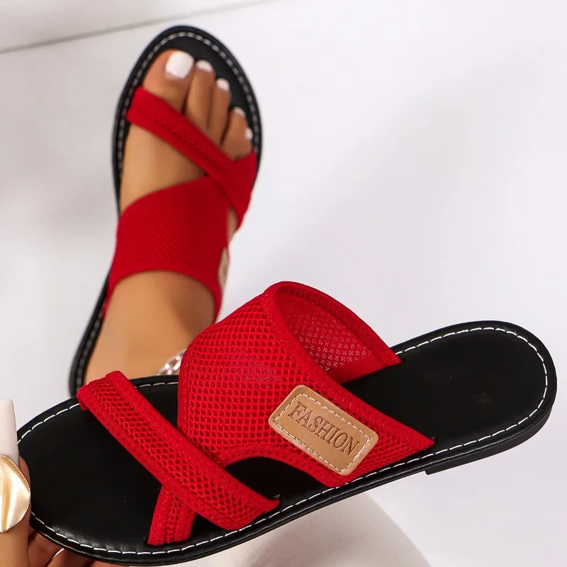 Women Slippers Fashion Clip Toe Solid Color Comfort Sandals Casual Peep Toe Slip on Slippers Women Outdoors Beach Slides Women