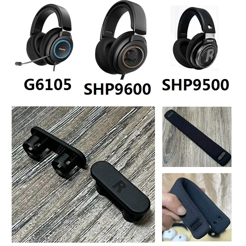 Original spare parts For Philips SHP9500/SHP9600/G6105 headphones replacement headband tape/headband hinge buckle