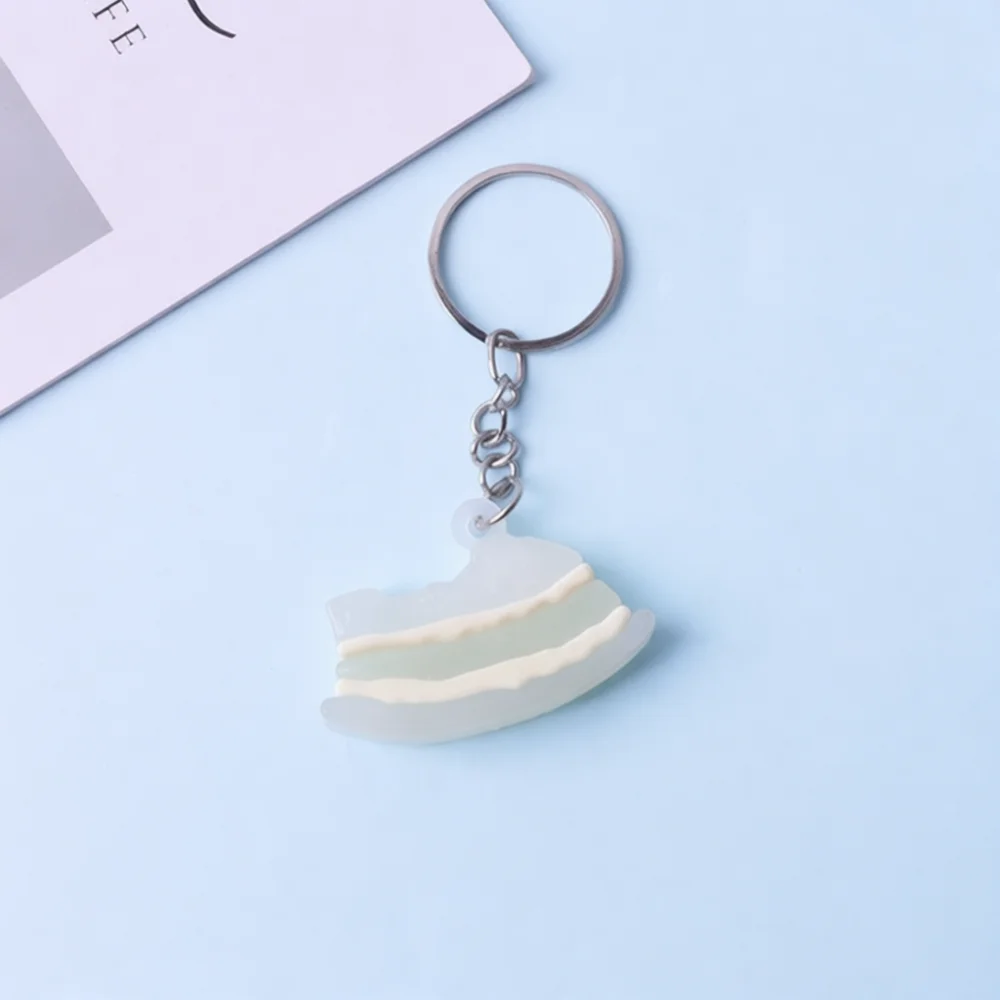 Fun UV Color Changing Animal Keyring Soft Rubber Pendant Trendy Net Red Style Toy Gift For Birthday Party Decoration