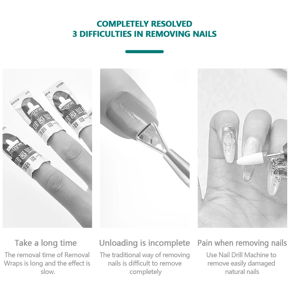 Nailpop Magic Remover Инструмент для снятия гель-лака с ногтей Clean Fast Remover в пределах 3-5 MINS УФ-гель-лак Magic Burst Инструмент для снятия