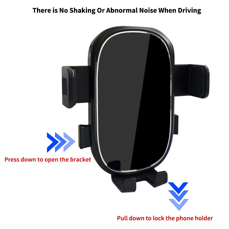 Auto Telefon Halter Für Mercedes-Benz C GLC V-klasse w204 w205 x253 w447 7/10,25 zoll multimedia Bildschirm Handy Halter Innen – Detail 14
