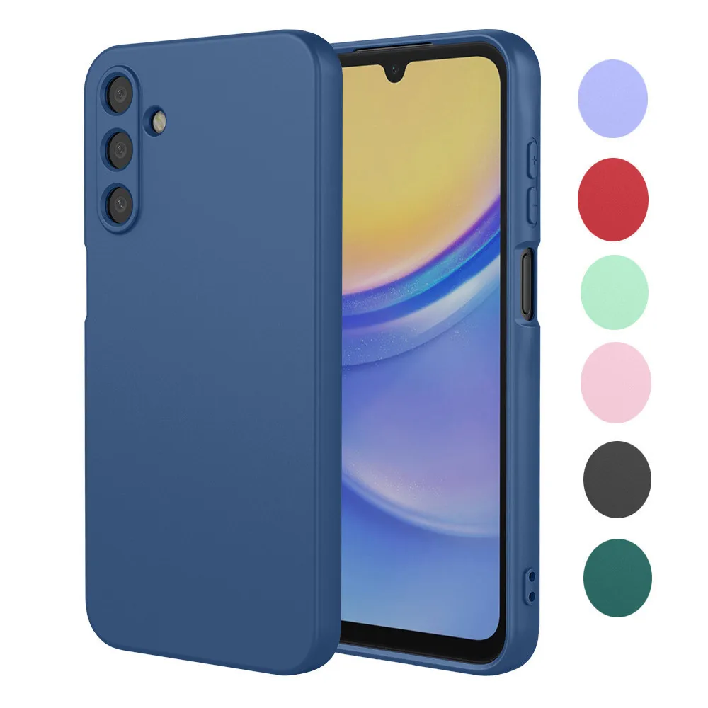 

Solid Color Phone Case For Samsung Galaxy A82 5G A80 A73 5G A70S Cover Soft TPU Shockproof Liquid Silicone Full Protective Cover