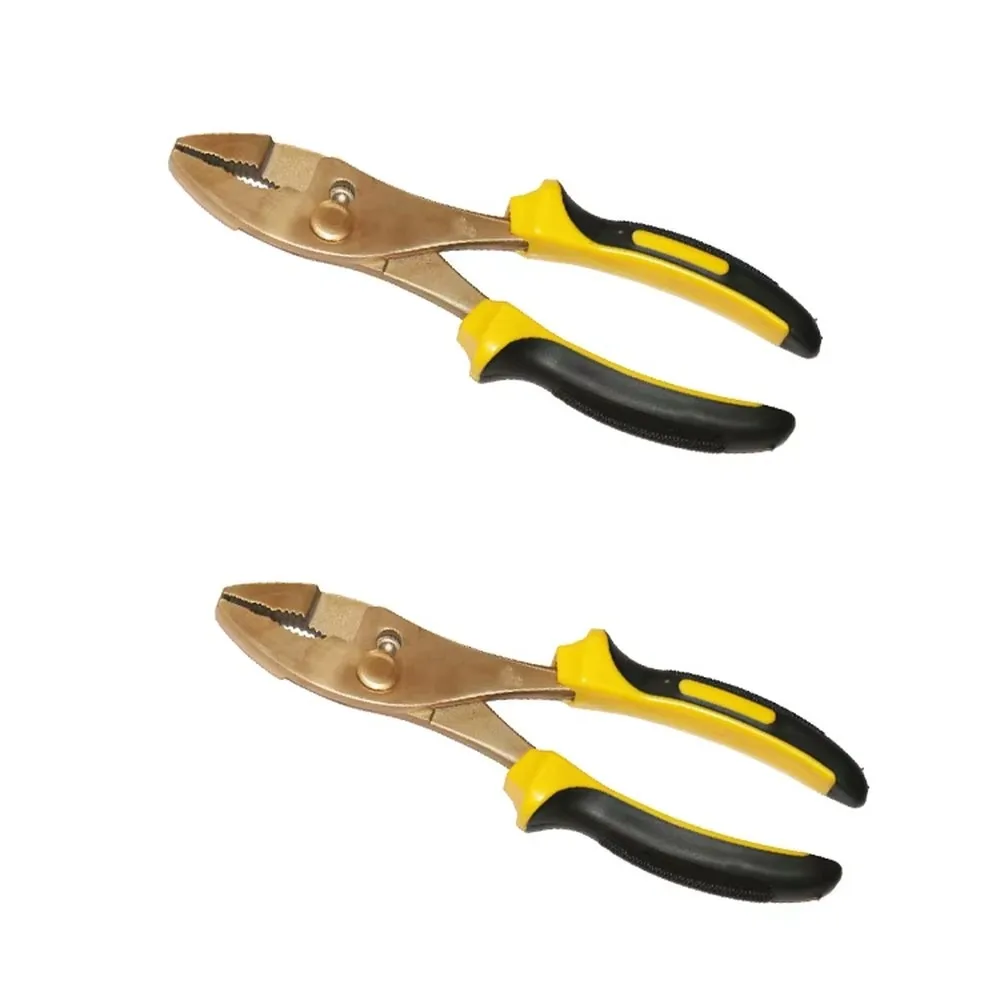 High Quality Anti-Spark Explosion Proof Pliers, Beryllium Copper Safety Fish Mouth Pliers, 200mm Mini Manual Hand Tool