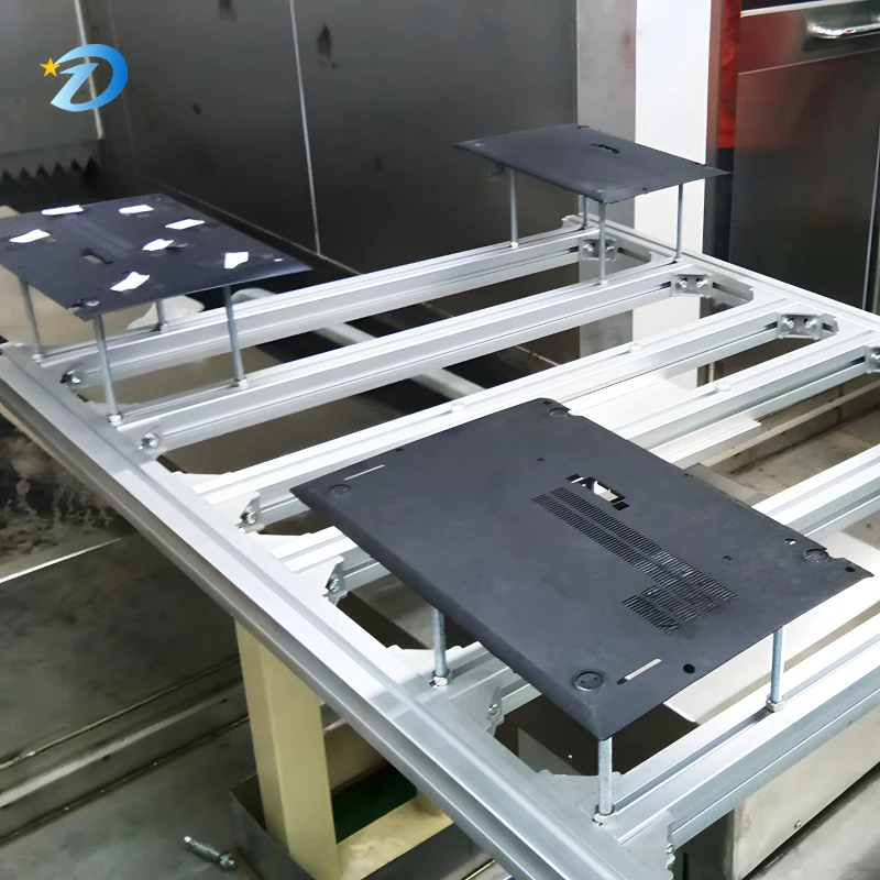 Automatic Computer Shell Coating Production Line Metal Coating Machinery Featuring Powder Spraying Machine Surface Treatment