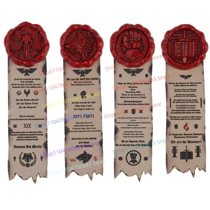 40K Purity Seal Set, Imperial Fist, Grey Knights, Adeptus Mechanicus Chapter Badge Pendants, Anime Game Character Toys & Gifts view 4