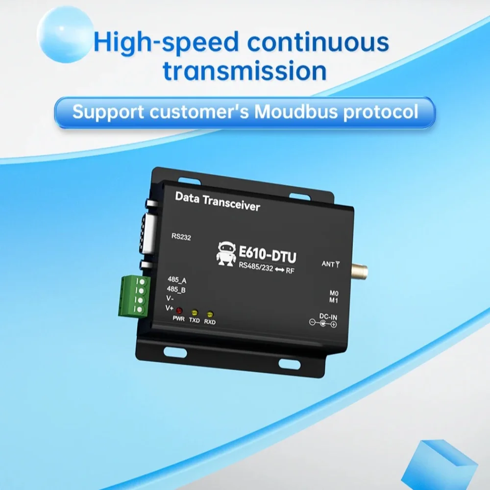 433mhz-rs232-rs485-ワイヤレスデジタル無線-cdsenet-e610-dtu-20-37dbm-rj45-20dbm-6km-無制限高速連続伝送